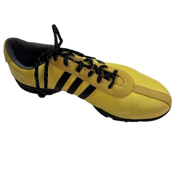 Adidas Yellow/Black Z-Traction Isabelle Golf Shoe/Cleat Preowned Size 9 - Picture 2 of 10